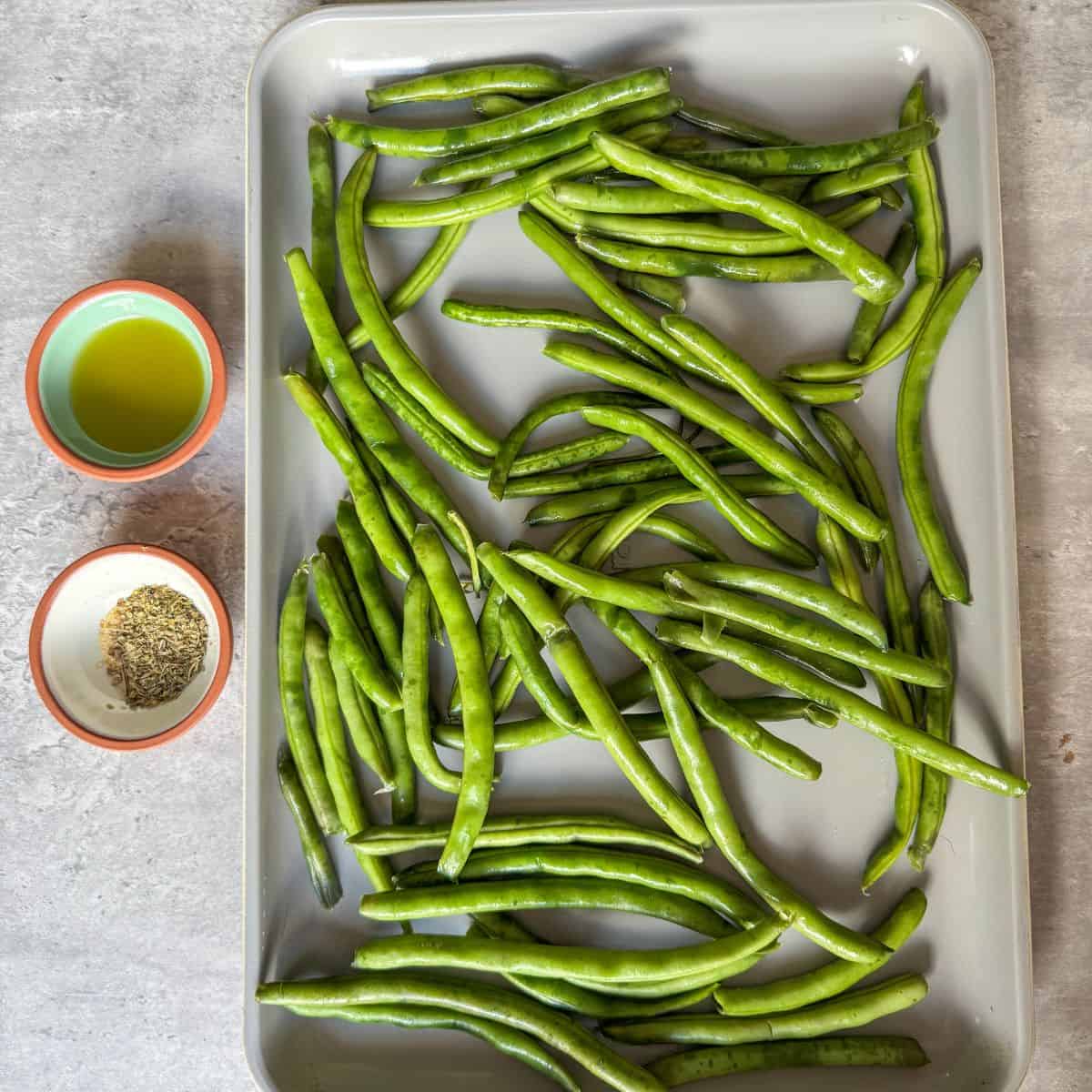 Oven roasted green beans ingredients